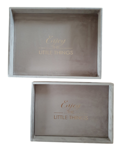 Taca" Enjoy" aksamit zestaw 2 sztuki