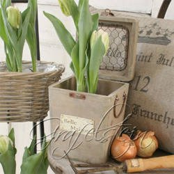 Pojemnik pudełko" Grafelstein " Shabby Chic Vintage