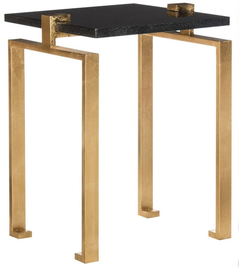 Stolik kawowy, pomocniczy  Safavieh " KAMI GOLD LEAF SIDE TABLE "