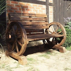 Ławka ogrodowa  "Used Look" Vintage