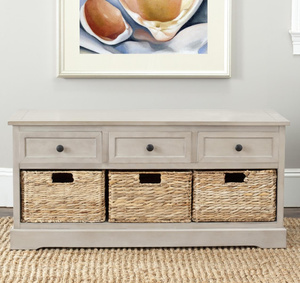 Ławka Safavieh " ISAAC 3 DRAWER WOODEN "