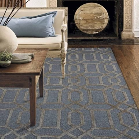 Dywan Bakero  " Vegas "   koniczyna welna 153 x 244 cm