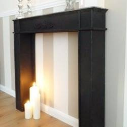 Konsola / Obudowa kominka atrapa"Romantik" Shabby Chic