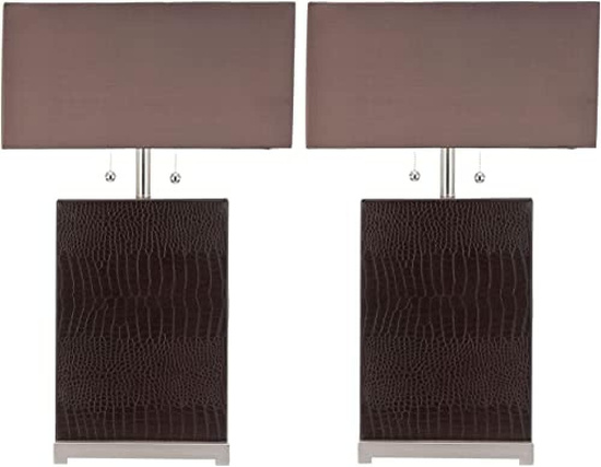 Lampka Safavieh  kroko zestaw 2 szt.