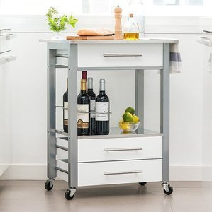 Wozek kuchenny, barek do serwowania na kolkach